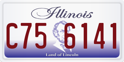 IL license plate C756141