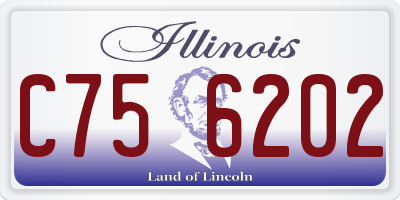 IL license plate C756202