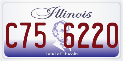 IL license plate C756220