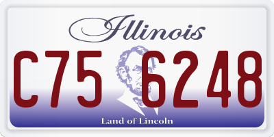 IL license plate C756248