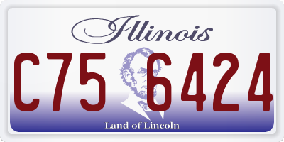 IL license plate C756424
