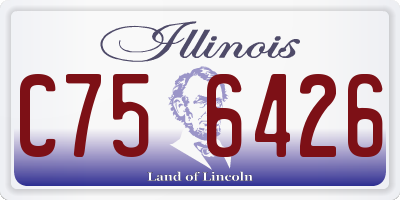 IL license plate C756426