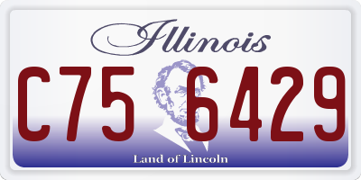IL license plate C756429