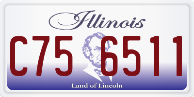 IL license plate C756511