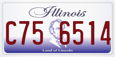 IL license plate C756514