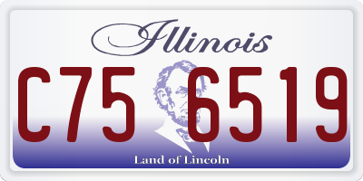 IL license plate C756519