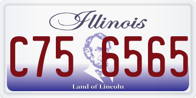 IL license plate C756565