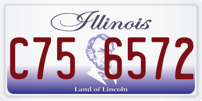 IL license plate C756572
