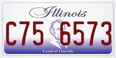 IL license plate C756573