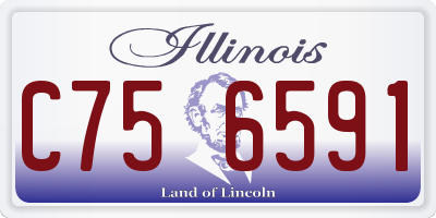 IL license plate C756591