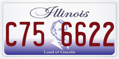 IL license plate C756622