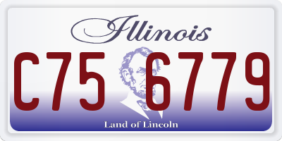 IL license plate C756779