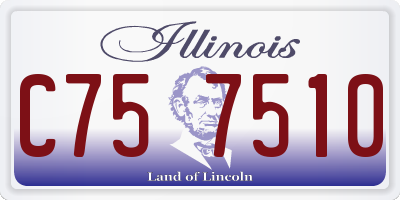 IL license plate C757510