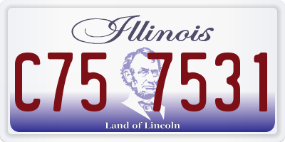 IL license plate C757531