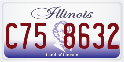 IL license plate C758632