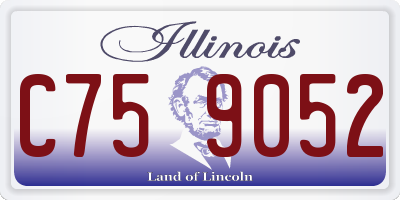 IL license plate C759052