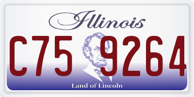 IL license plate C759264