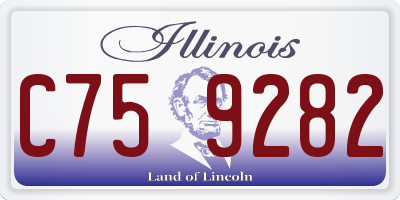 IL license plate C759282