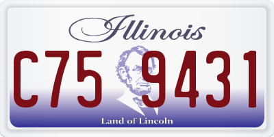 IL license plate C759431