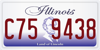 IL license plate C759438