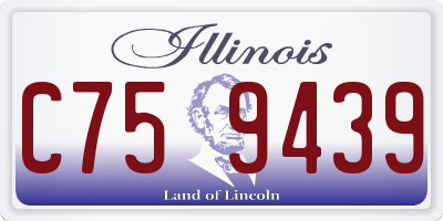 IL license plate C759439