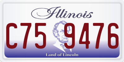 IL license plate C759476