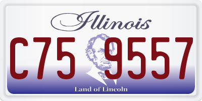 IL license plate C759557
