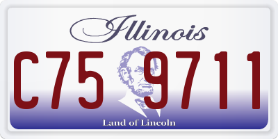 IL license plate C759711