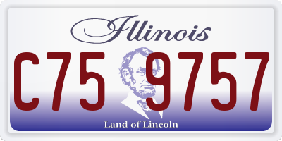 IL license plate C759757