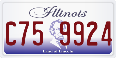 IL license plate C759924