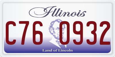 IL license plate C760932