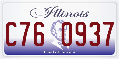 IL license plate C760937