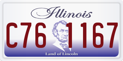 IL license plate C761167