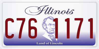 IL license plate C761171