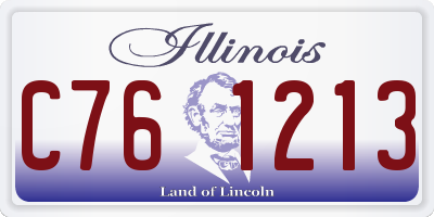 IL license plate C761213