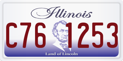 IL license plate C761253