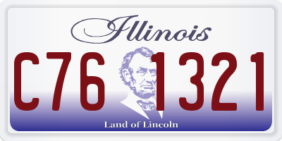 IL license plate C761321