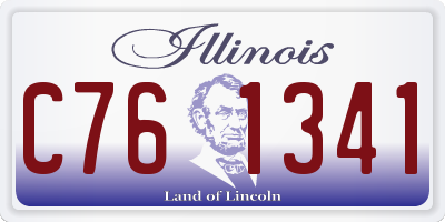 IL license plate C761341