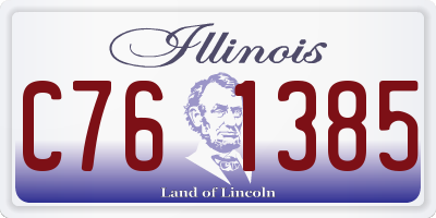IL license plate C761385