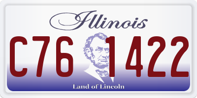 IL license plate C761422