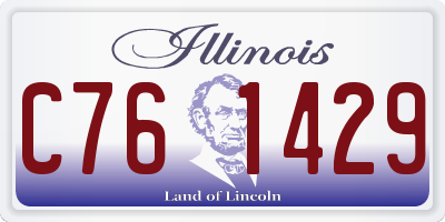 IL license plate C761429