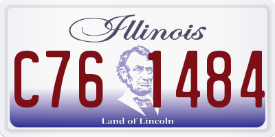 IL license plate C761484
