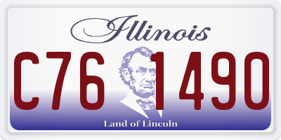IL license plate C761490
