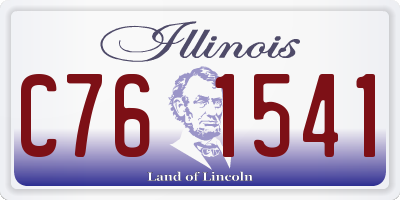 IL license plate C761541