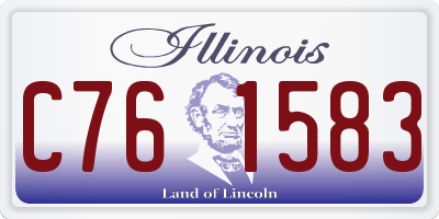 IL license plate C761583