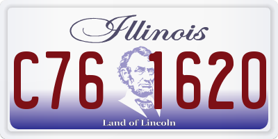 IL license plate C761620