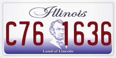 IL license plate C761636