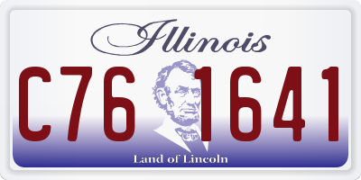 IL license plate C761641