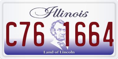 IL license plate C761664