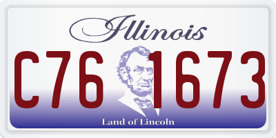 IL license plate C761673